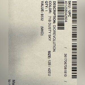 Dior Luxury Packaging with Gold Accents